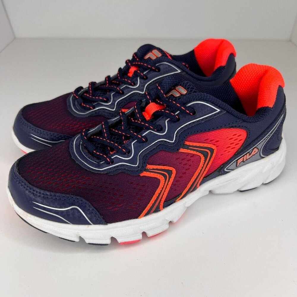 Fila Womens Stellaray 5SR20879-423 Blue Orange Low Top Size 6.5 Running Shoes